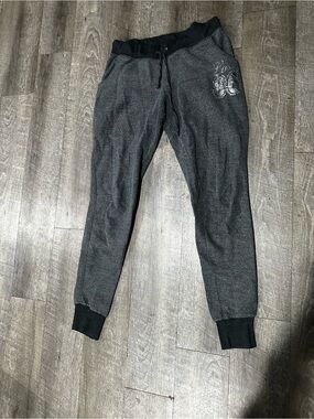 Gray Sparkle Jogger Sweatpants